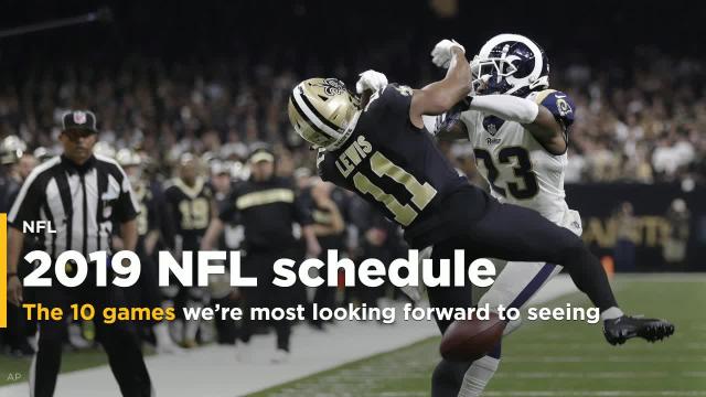 Our 10 most anticipated NFL games of 2019
