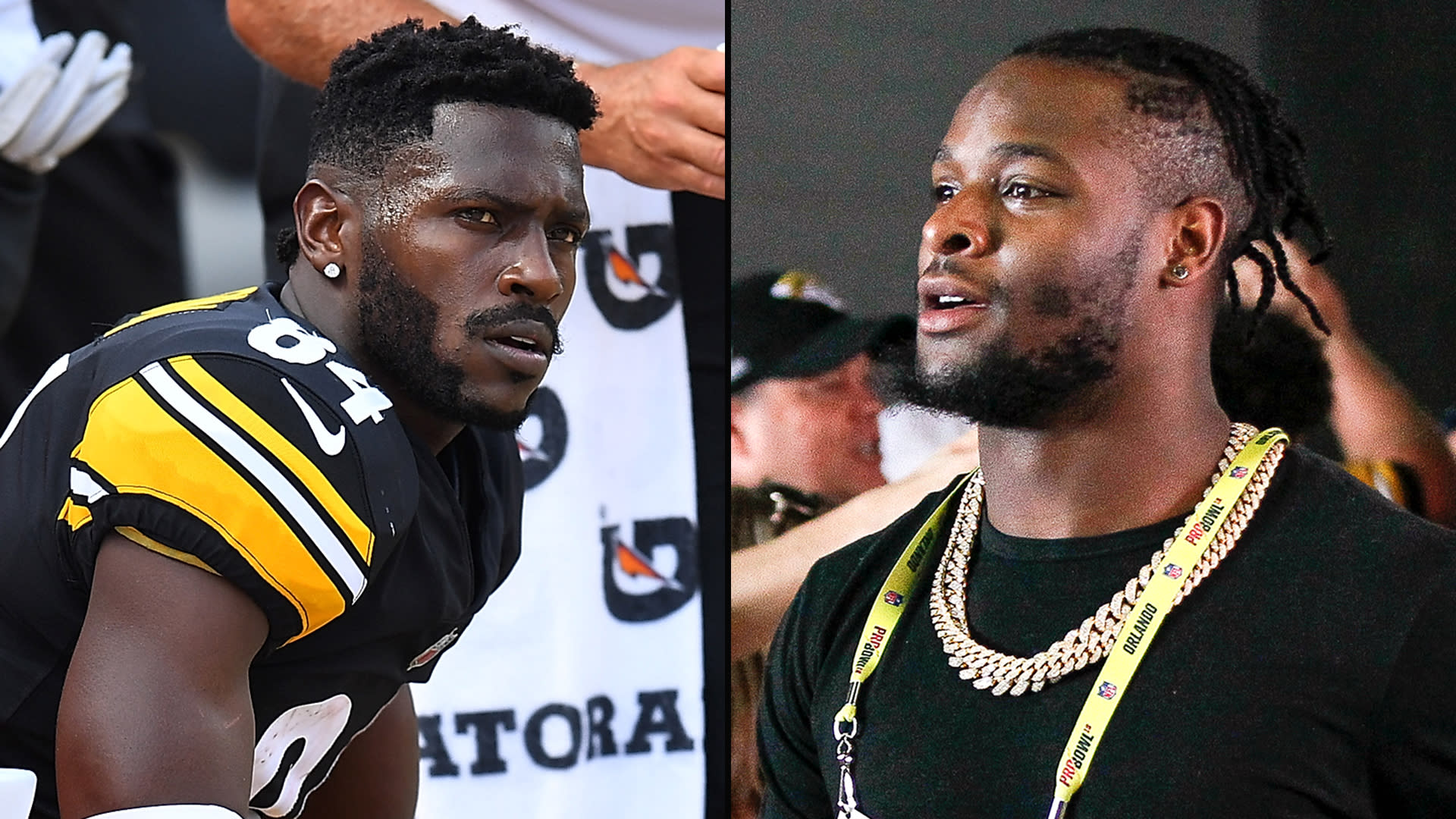 Steelers' star receiver Antonio Brown changes jersey nameplate to