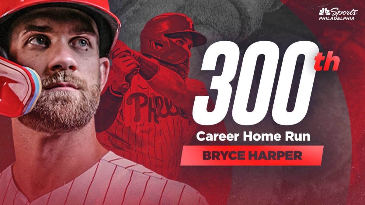 Bryce Harper smashes 300th career home run in dramatic fashion vs. Angels