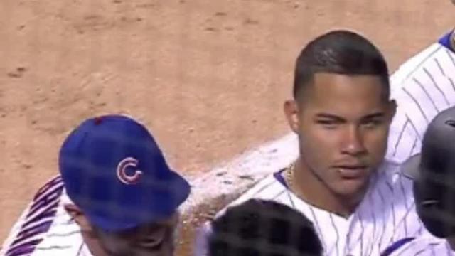 Kris Bryant tried to tickle Starlin Castro during a brawl on Tuesday