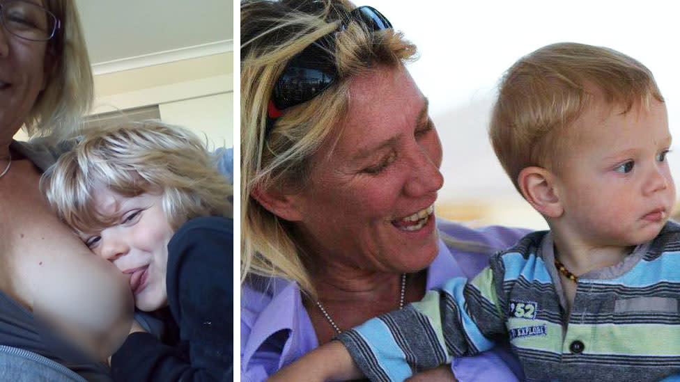 Mum reveals why she breastfeeds seven-year-old son.