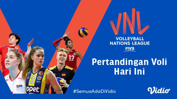 Jadwal Dan Link Live Streaming Volleyball Nations League 2021 Di Vidio Pekan Ini