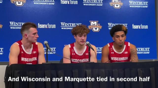 Chucky Hepburn discusses returning from injury to lead Wisconsin past Marquette
