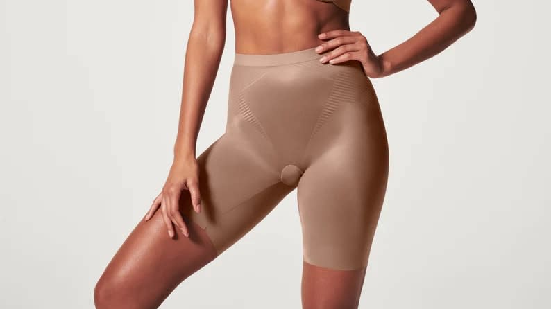 New! spanx thinstincts mid-thigh - Gem