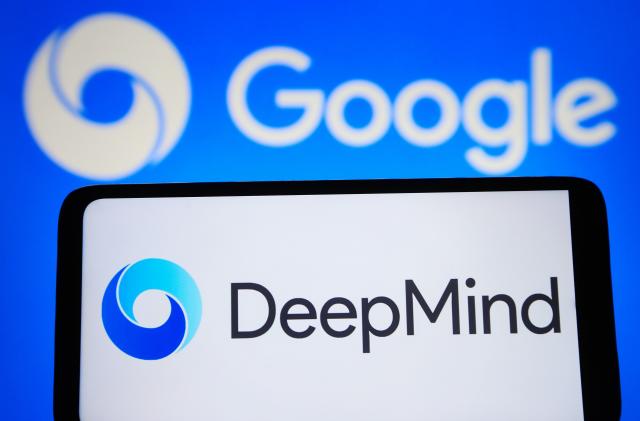 UKRAINE - 2023/06/06: In this photo illustration, Google DeepMind logo is seen on a smartphone screen. (Photo Illustration by Pavlo Gonchar/SOPA Images/LightRocket via Getty Images)