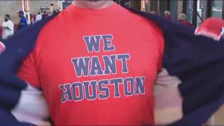 Rangers fans stocking up on new gear ahead of Game 3 against Astros – NBC 5  Dallas-Fort Worth