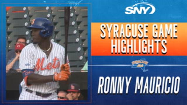 Ronny Mauricio delivers his 22nd multi-hit game of the season for Syracuse | Syracuse Mets