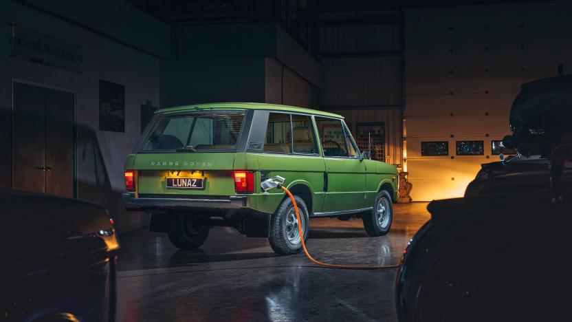 Lunaz turns classic Range Rovers into EVs. 