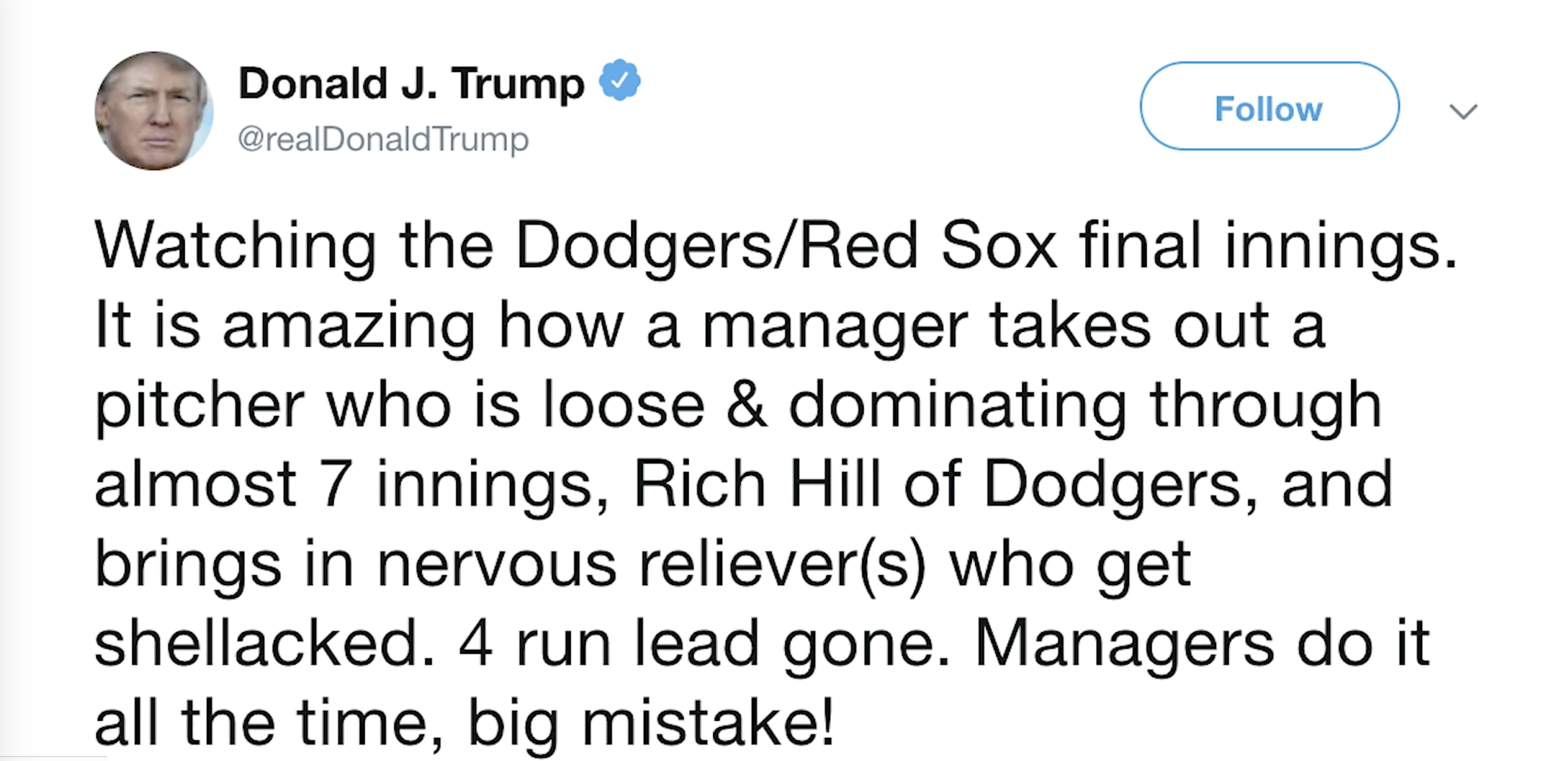 Trump/JBJ in 2016? - Dirt Dogs - Boston Red Sox Nation