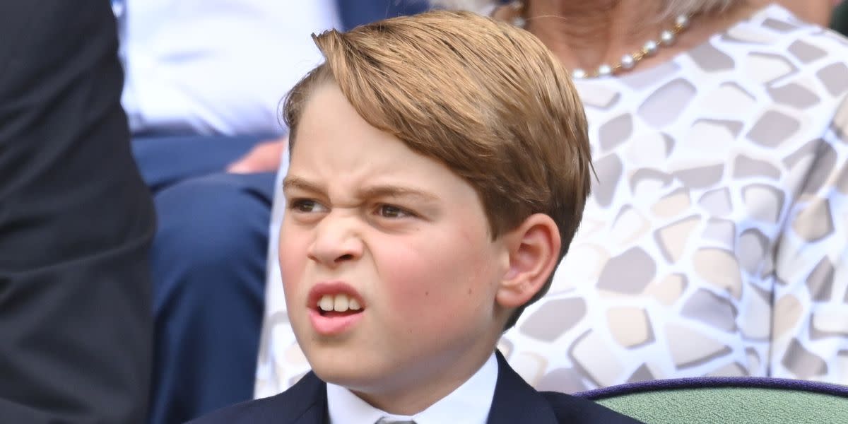 Prince George Shows Off A Wide Variety Of Expressions At Wimbledon Debut