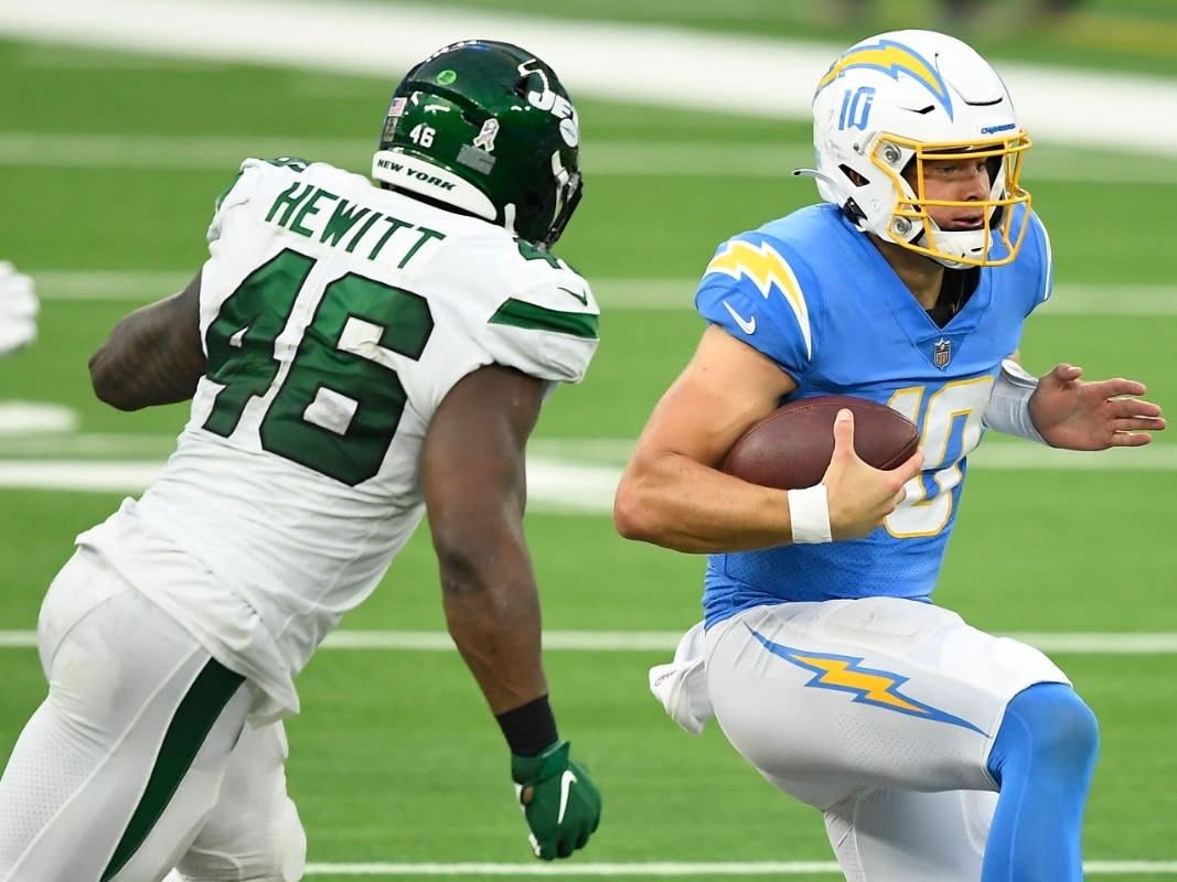 Justin Herbert Leads LA Chargers To Victory Over Jets At SoFi