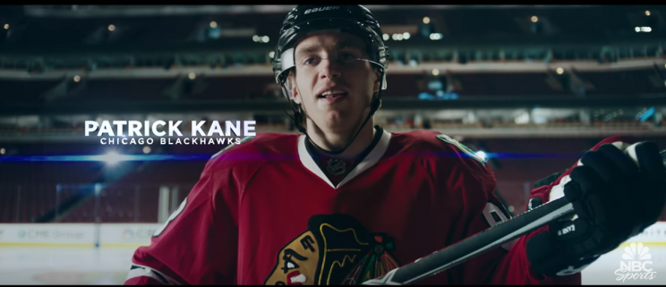 commercial goes Hollywood with Patrick Kane