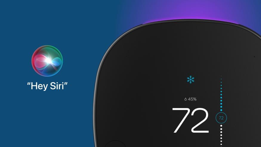 Siri on Ecobee SmartThermostat