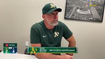 Kotsay: A's ‘couldn't get going' in 4-2 loss to Braves