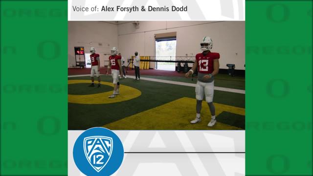 Oregon’s Alex Forsyth chats with Dennis Dodd about how the Ducks upset then-No. 3 Ohio State