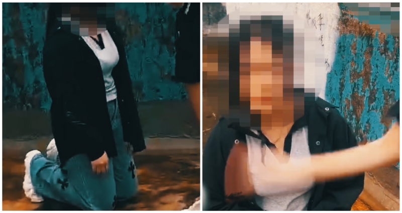Video of kneeling 12-year-old girl slapped in the face over 20 times by teens go..