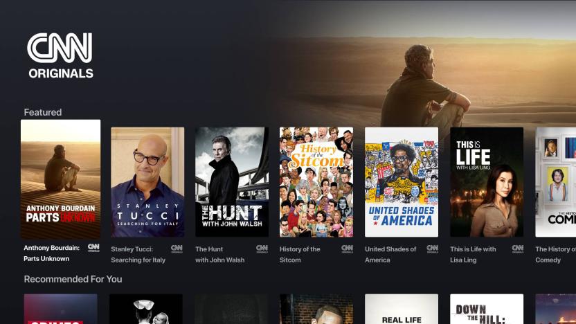 CNN Originals hub in Discovery+