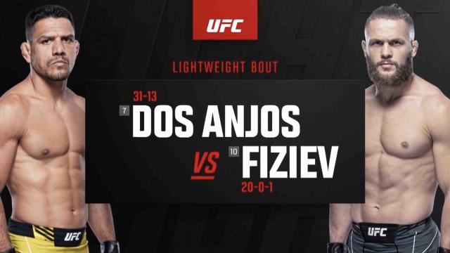 UFC Fight Night: Dos Anjos vs Fiziev highlights