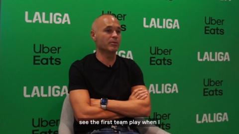 Iniesta looks back on Camp Nou memories: 'I was a ball boy'