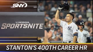 Giancarlo Stanton notches 400th career home run with moon shot at Yankee  Stadium