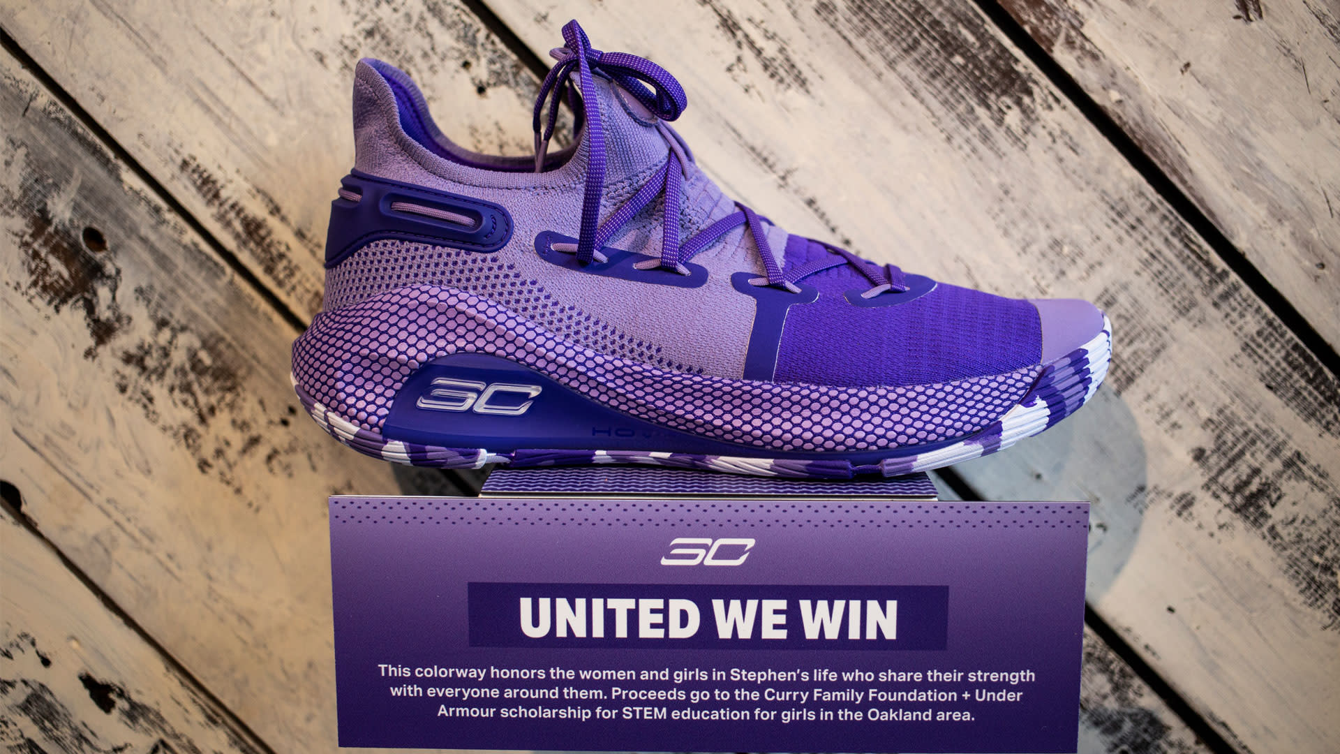 steph curry shoes for girls purple