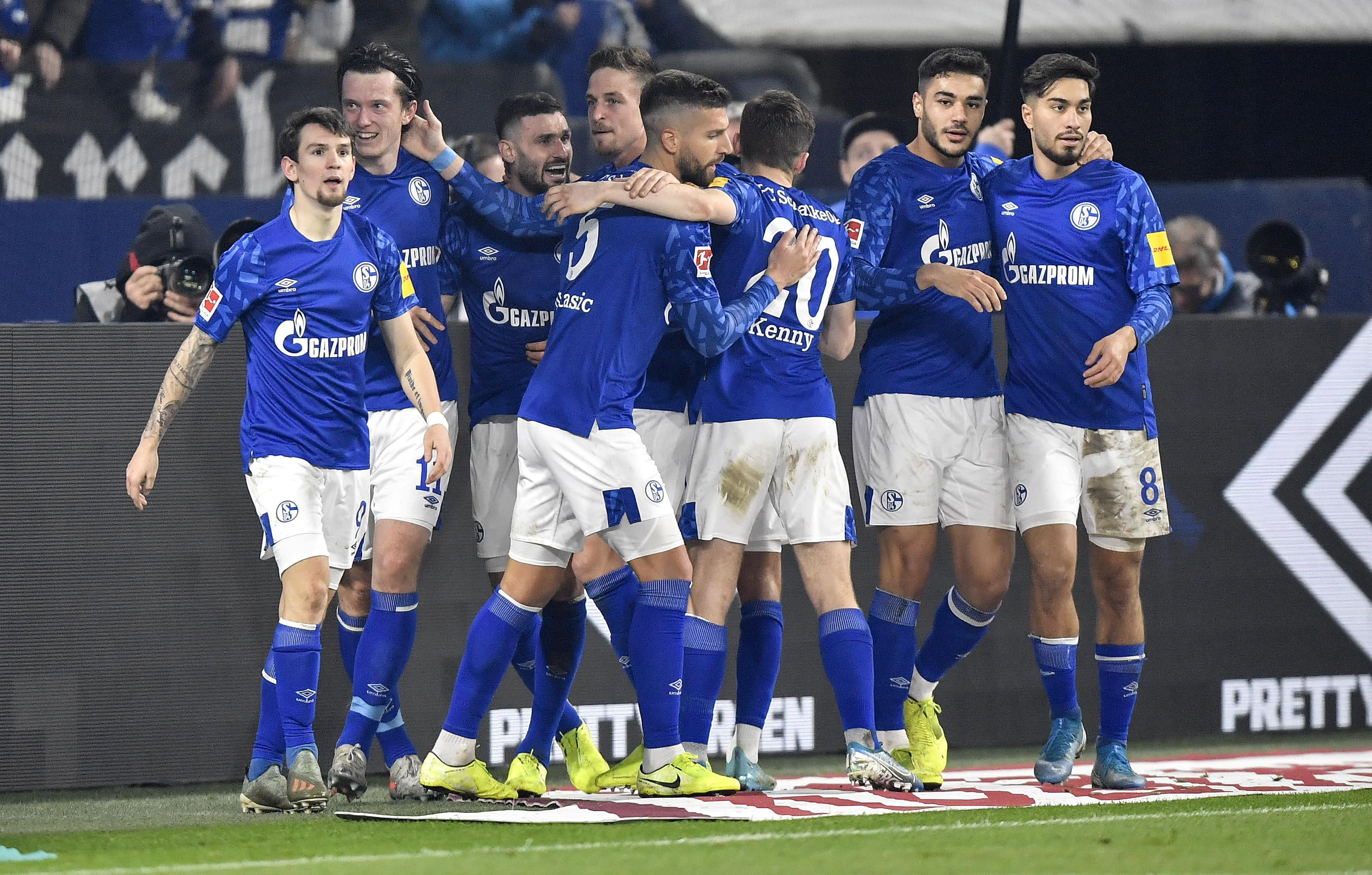 Schalke upsets Gladbach 2-0 as Bundesliga returns