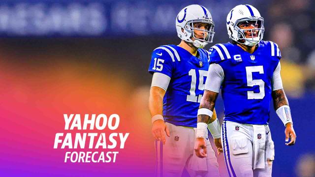 Who’s better for the Colts’ WRs: Anthony Richardson or Joe Flacco? | Yahoo Fantasy Forecast