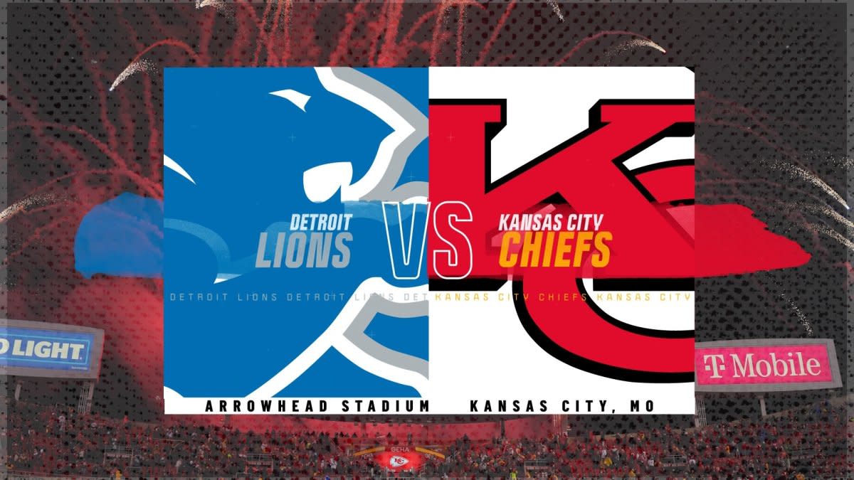 What channel, time is the NFL game tonight? TV, kickoff for Lions vs Chiefs  - NBC Sports