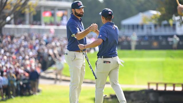 HLs: 2024 Presidents Cup, Day 3 fourball matches