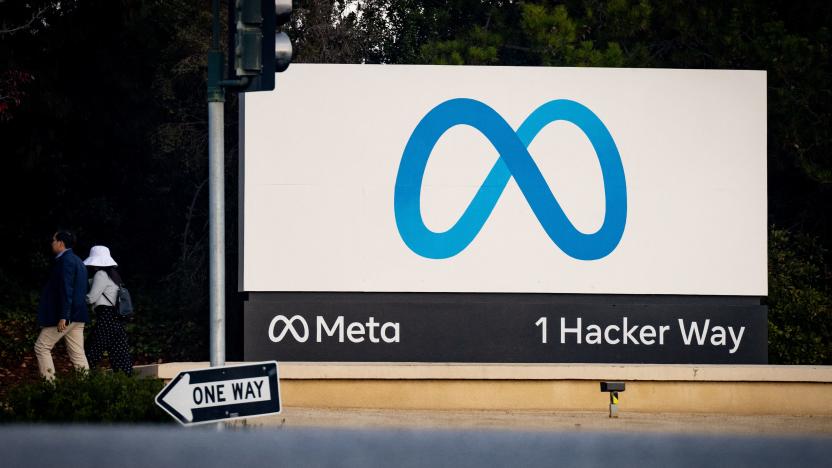 Meta (formerly Facebook) corporate headquarters is seen in Menlo Park, California on November 9, 2022. - Facebook owner Meta will lay off more than 11,000 of its staff in "the most difficult changes we've made in Meta's history," boss Mark Zuckerberg said on Wednesday. (Photo by JOSH EDELSON / AFP) (Photo by JOSH EDELSON/AFP via Getty Images)