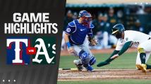 Rangers vs. Athletics Highlights