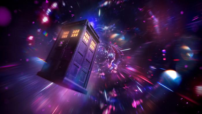 The Tardis flying through space, from the OP