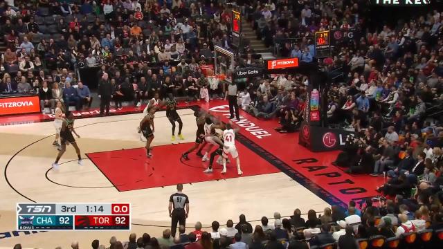 Cody Martin with a 2-pointer vs the Toronto Raptors
