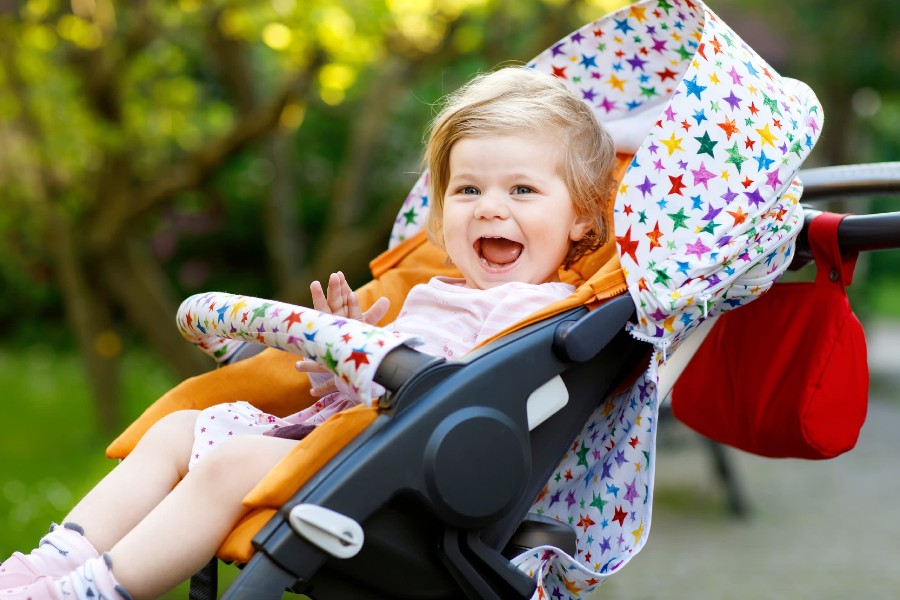 babies in strollers