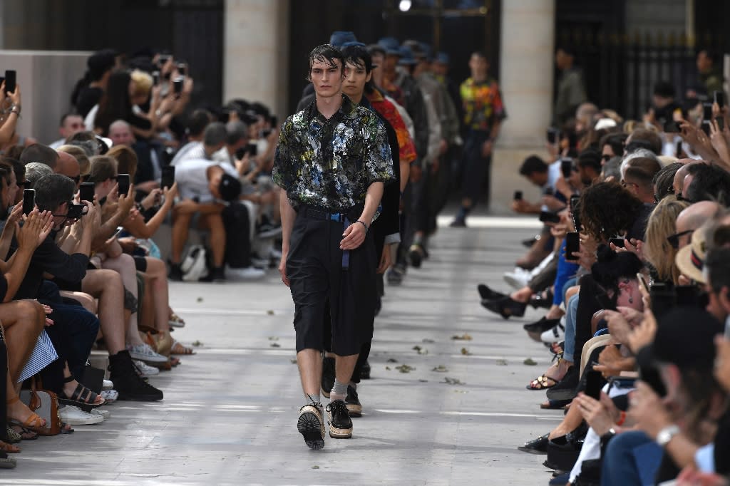 Louis Vuitton Louis Vuitton SS16 Kim Jones Crane Hawaii Bowling