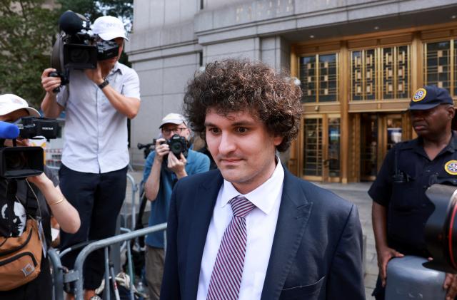 Indicted FTX founder Sam Bankman-Fried leaves the United States Courthouse in New York City, U.S., July 26, 2023. REUTERS/Amr Alfiky