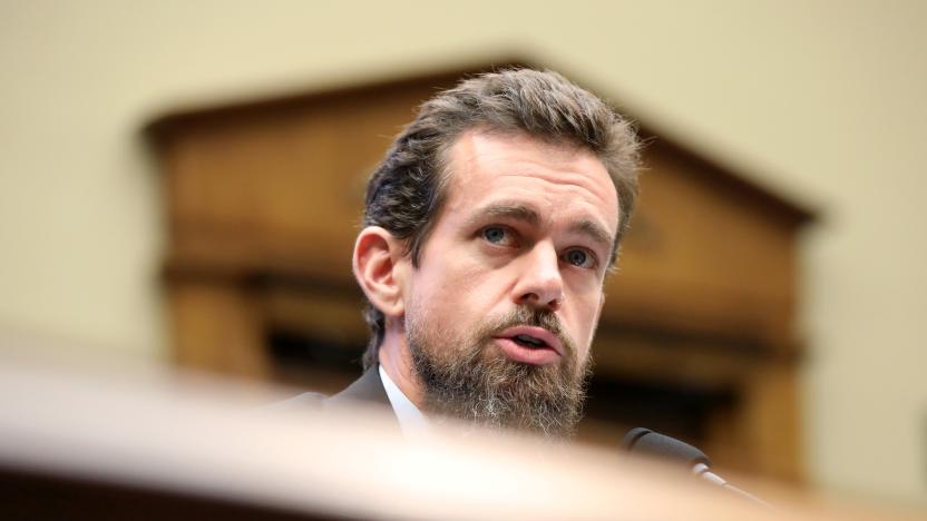 Twitter CEO Jack Dorsey testifies before the House Energy and Commerce Committee hearing on Twitter's algorithms and content monitoring on Capitol Hill in Washington, U.S., September 5, 2018. REUTERS/Chris Wattie