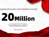 Tims China Surpasses 20 Million Loyalty Club Members