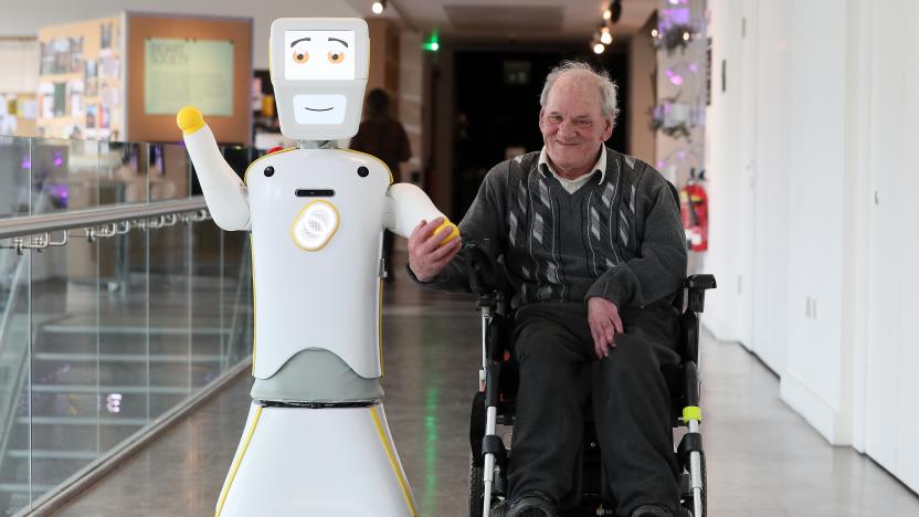 Irelands first socially assistive AI robot 'Stevie II' unveiled