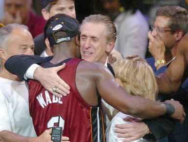 Pat Riley reflects with regret, renewal on the non-Heat gap years ahead of Wade enshrinement