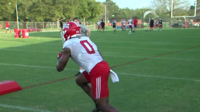 UL Football Prepares for Spring Game Tomorrow