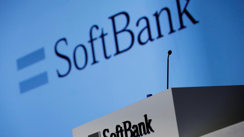 SoftBank Corp's logo is pictured at a news conference in Tokyo, Japan, February 4, 2021. REUTERS/Kim Kyung-Hoon