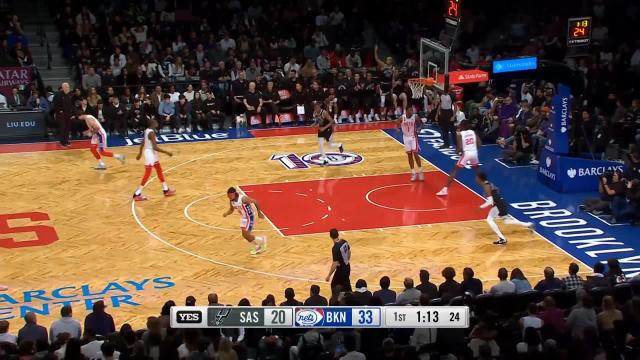 Josh Richardson with a 2-pointer vs the Brooklyn Nets