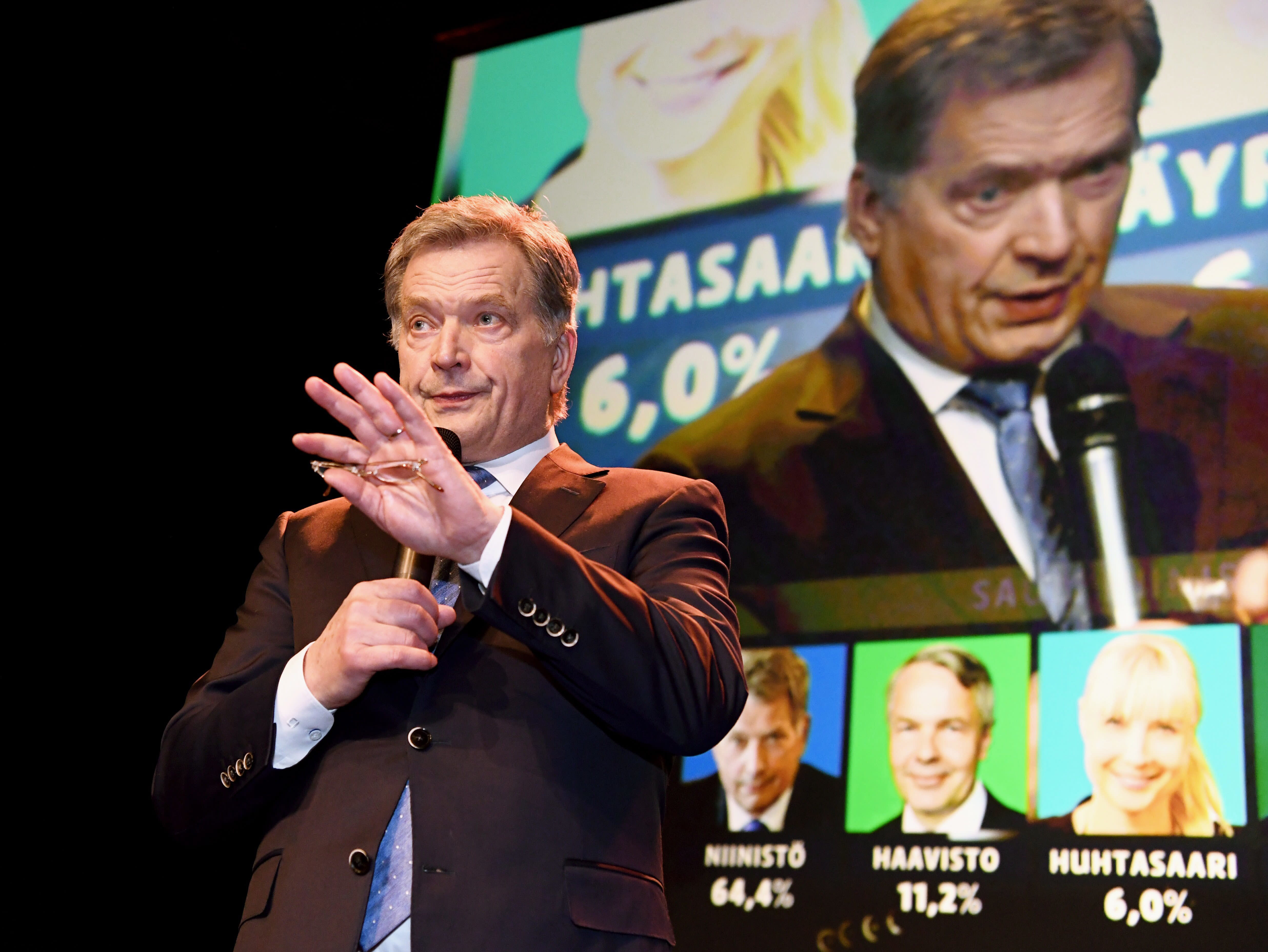 Finland's President Sauli Niinisto Wins ReElection in Landslide