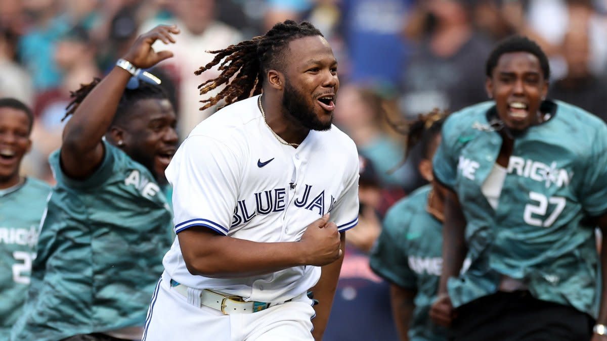 Vladimir Guerrero Jr. Jerseys, Vladimir Guerrero Jr. Home Run Derby Champ  Shirt, Vladimir Guerrero Jr. Gear & Merchandise