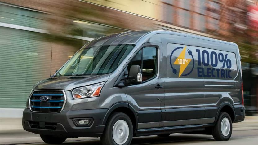 Ford E-Transit electric cargo van