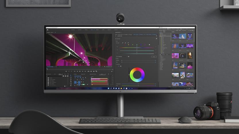 HP's Envy 34 All-in-One features a 5K widescreen display and NVIDIA RTX 3080 GPU