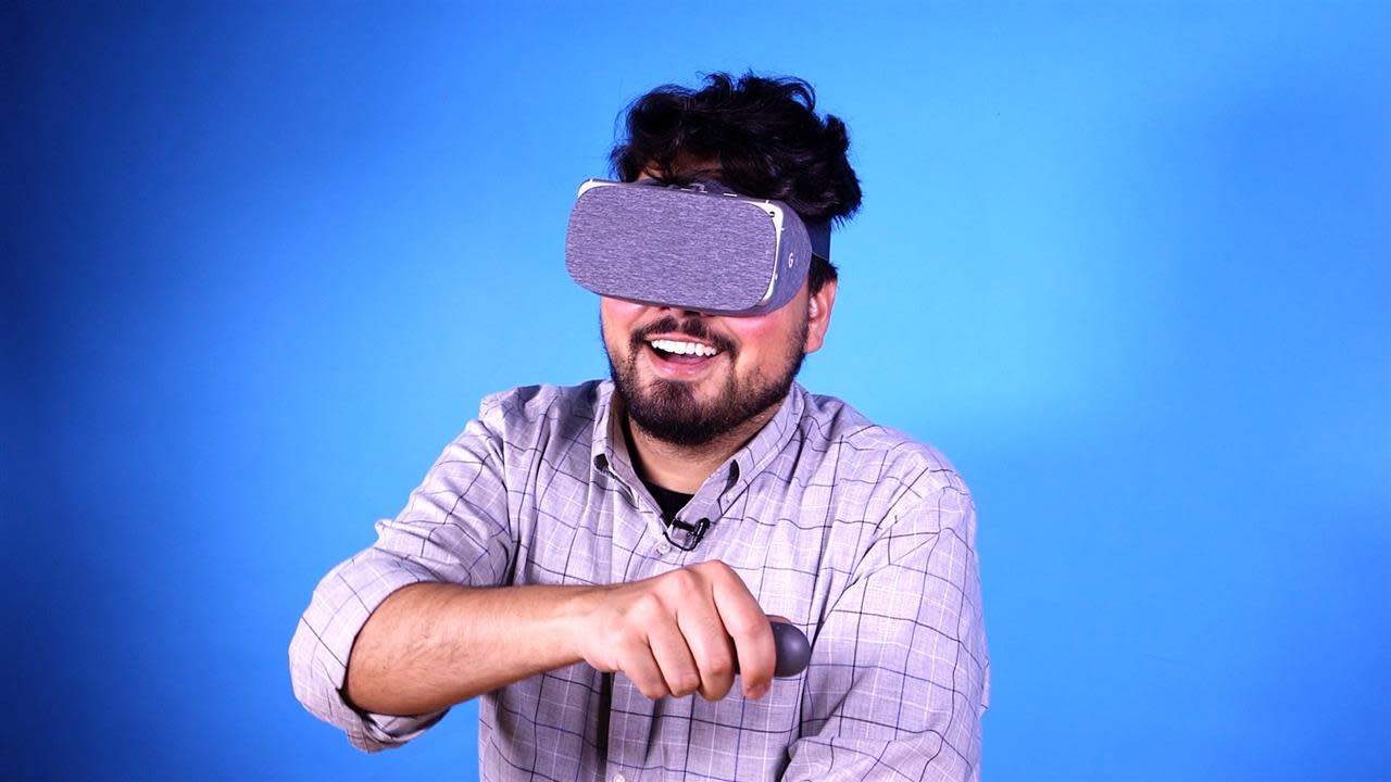 Get vr. Daydream VR. Daydream Controller. Google Daydream. Person Technologies.