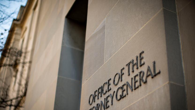 The U.S. Department of Justice Building is pictured, in Washington, U.S., December 15, 2020. REUTERS/Al Drago