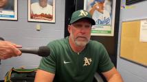 Kotsay believes A's at-bats are improving despite another tough loss